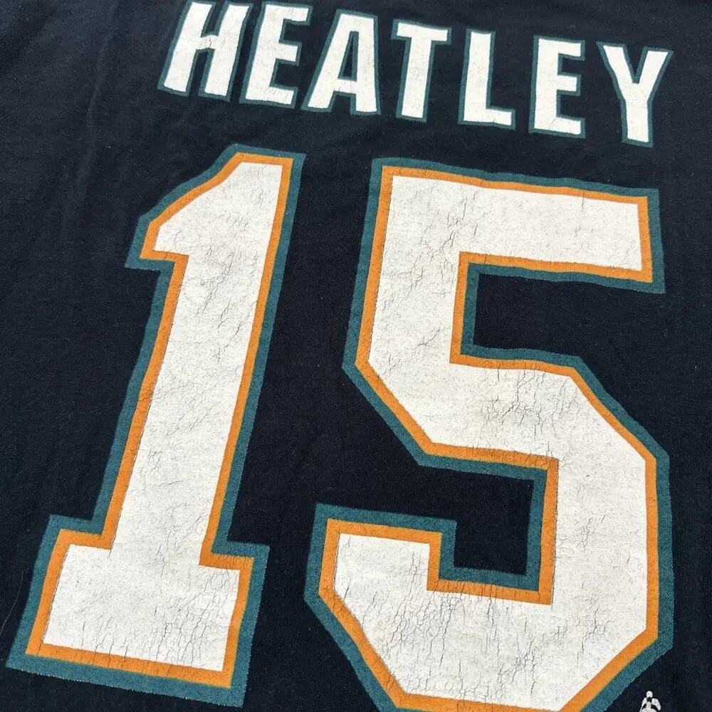 Vintage San Jose Sharks Heatley Men's Shirt Reebok Black Size‎ Large NHL Hockety